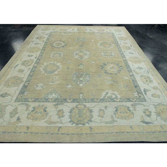 Turkish Oushak Rug 8'8" x 11'7" #18608 Explore a curated collection of hallway runners, wool rugs, and handmade...