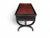1950s Mid 20th Century Hollywood Regency Ebonized Desk With Cognac Leather Top by Sligh-Lowry For Sale - Image 5 of 17