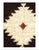A vintage hand knotted goat hair rug, ca 1960s. These rugs have been made in from the mohair wool of Angora Goats in the...