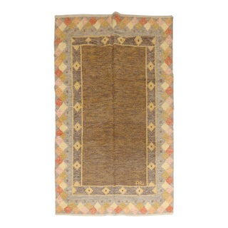 Mid 20th Century Swedish Kilim - 4'4" x 6'7" For Sale