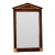 Early 20th Century French Empire Style Wall Mirror with Cue Rack For Sale