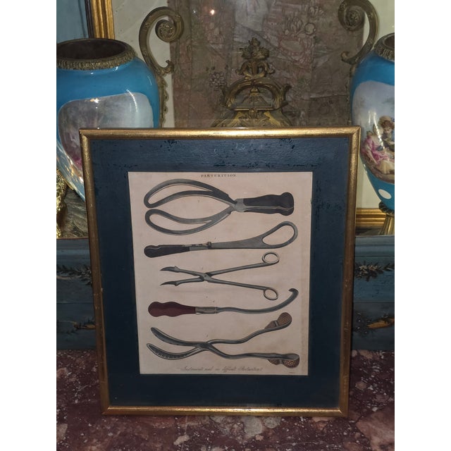 Hand Colored Medical Tools Engraving For Sale In San Antonio - Image 6 of 9