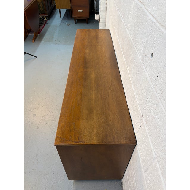 Mid 20th Century Broyhill "Brasilia" Mid-Century Modern Walnut Credenza For Sale - Image 13 of 18