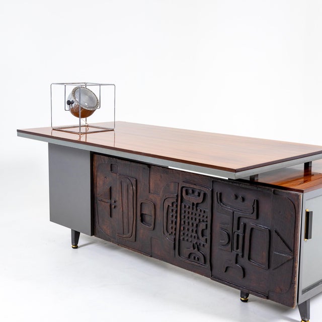 Nerone e Patuzzi Desk, Gruppo NP2, Italy Mid-20th century. For Sale - Image 12 of 14