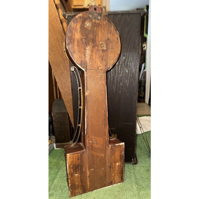 Early 19th Century Massachusetts Banjo Wall Clock by Horace Tifft For Sale - Image 4 of 12