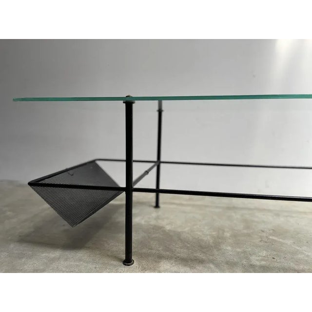 Metal Low Tables by Mathieu Matégot, France, 1960s, Set of 2 For Sale - Image 7 of 13