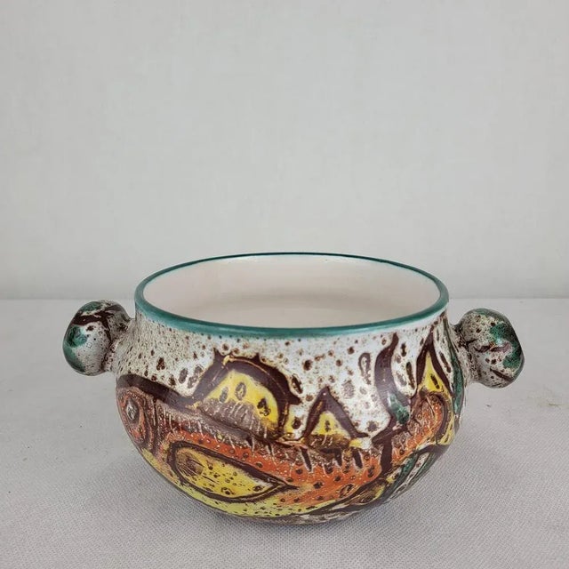 Ceramic Ceramic Tureen from Vallauris, France, 1970s For Sale - Image 7 of 11