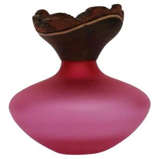 Bloom Stacking Satin Pink Vase by Pia Wüstenberg For Sale
