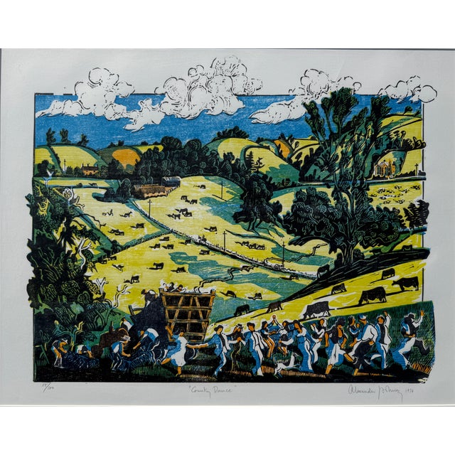 "Country Dance — For John Constable" (1976) by Alexander Hollweg For Sale - Image 4 of 12