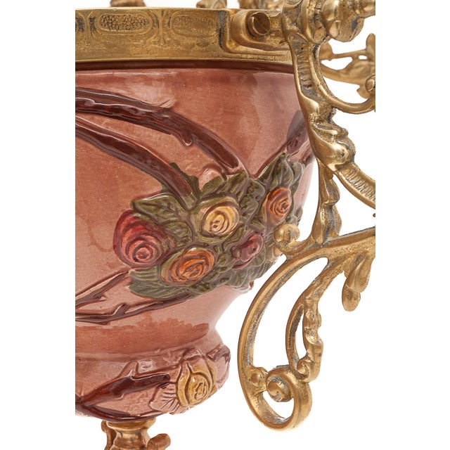 Antique Electrified Chandelier for Candles For Sale - Image 13 of 14