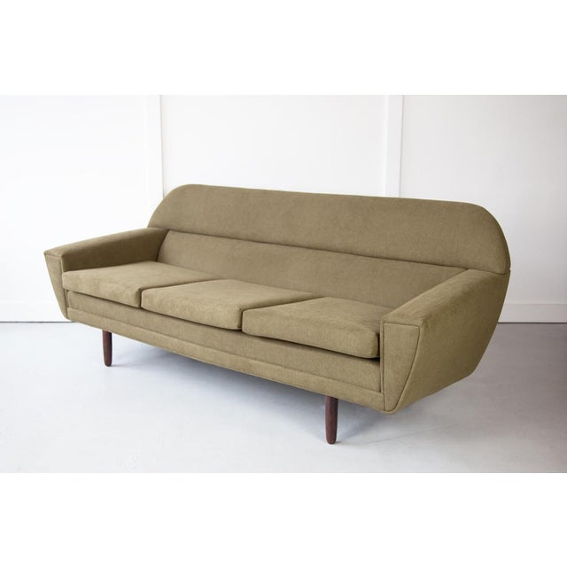 Vintage Danish Sofa in Fabric, 1960s For Sale - Image 4 of 8