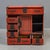 Japanese Vintage Japanese Red Lacquer Merchant Chest / Choba Tansu For Sale - Image 3 of 11