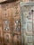 Antique Indo-French Teak Garden Double Doors | Hand-Carved Architectural Statement 98 For Sale - Image 4 of 7