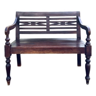 Balinese Teak Bench For Sale