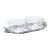 St. Anton Stag Head Pewter Serving Tray with Glass Bowls For Sale