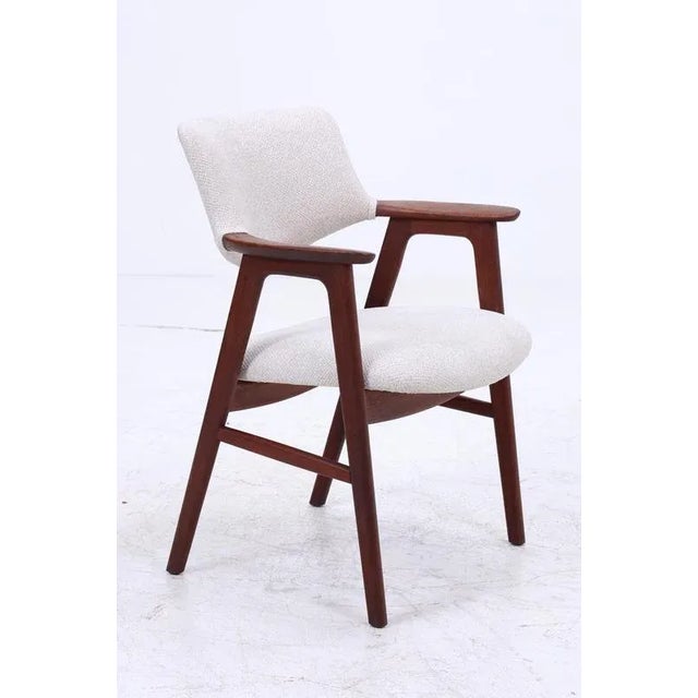 Mid-Century Teak Chairs by Erik Kirkegaard for Glostrup, Set of 2 For Sale - Image 9 of 11