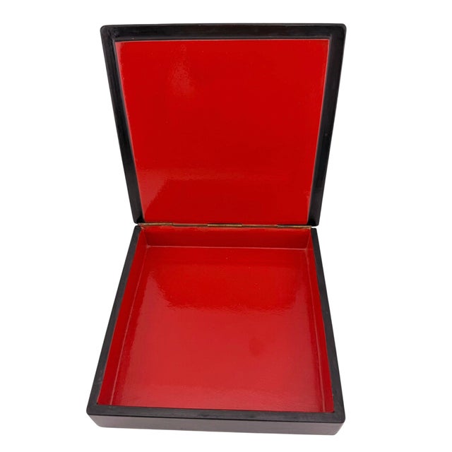 Soviet Mstyora Firebird Lacquer Box Signed V. Snyatkov, circa 1980 For Sale - Image 4 of 16