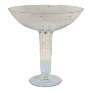 Late 20th Century Rosenthal German Crystal Glass Centerpiece Pedestal Bowl Compote Riser