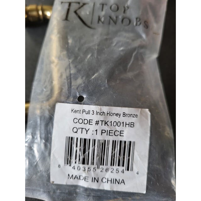 1990s Gold & Silver Cabinet Drawer Pull For Sale - Image 9 of 9