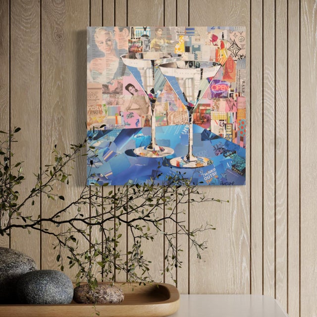 Date Night Signed Original Collage Artwork For Sale - Image 13 of 13