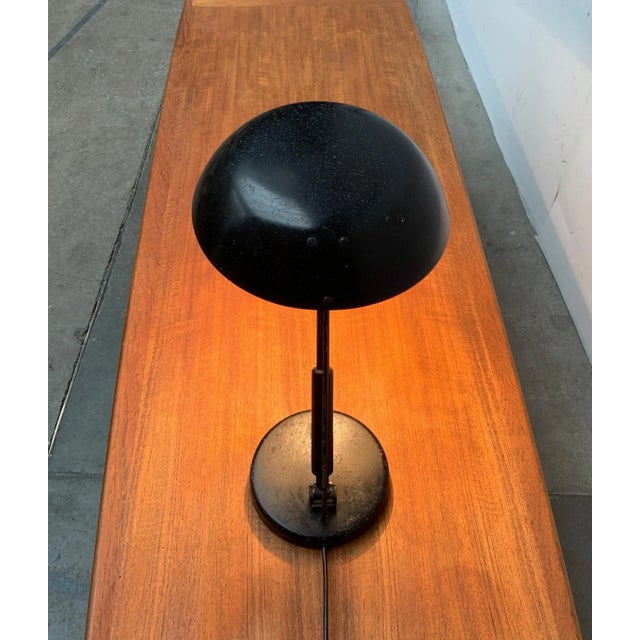 Rare table lamp by Schanzenbach after a design by Karl Trabert from the 30s. Here in the rare version with flattened...