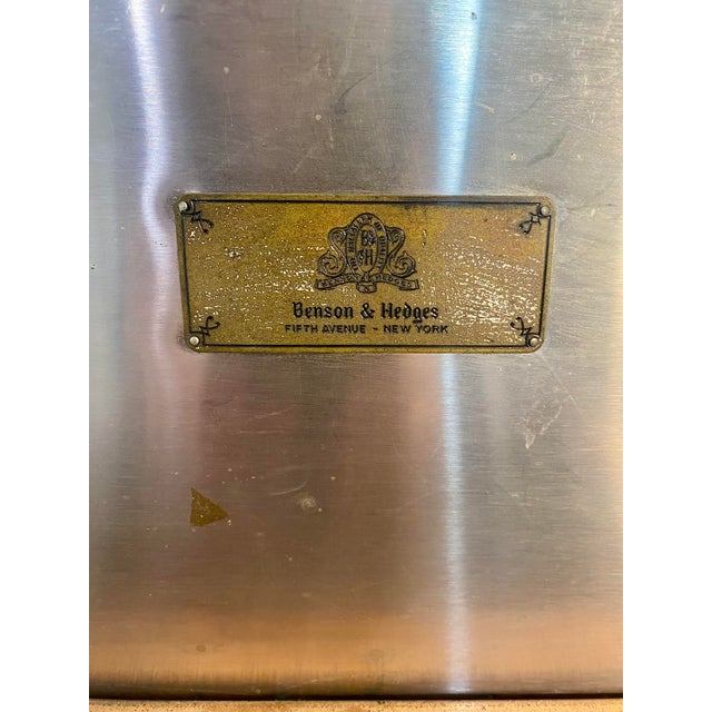 Antique Benson & Hedges Humidor/Side Table For Sale - Image 4 of 17