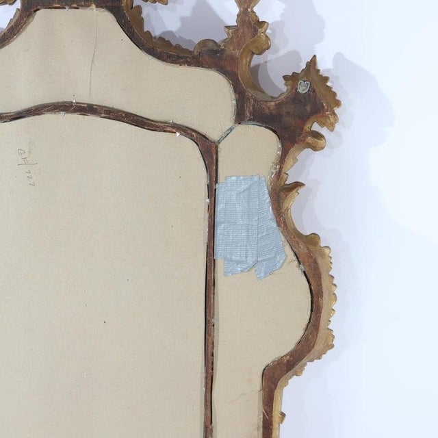 Large Antique French Rococo Style Gilt Wood Mirror C1930 For Sale - Image 10 of 13