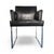 S58 Solo Chairs in Black Leather by Antonio Citterio for B&B Italia, Set of 6 For Sale - Image 14 of 17