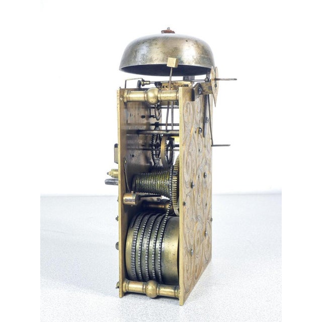 Antique Table Clock by Van Ceule Le Jeune, 1700 For Sale - Image 9 of 18