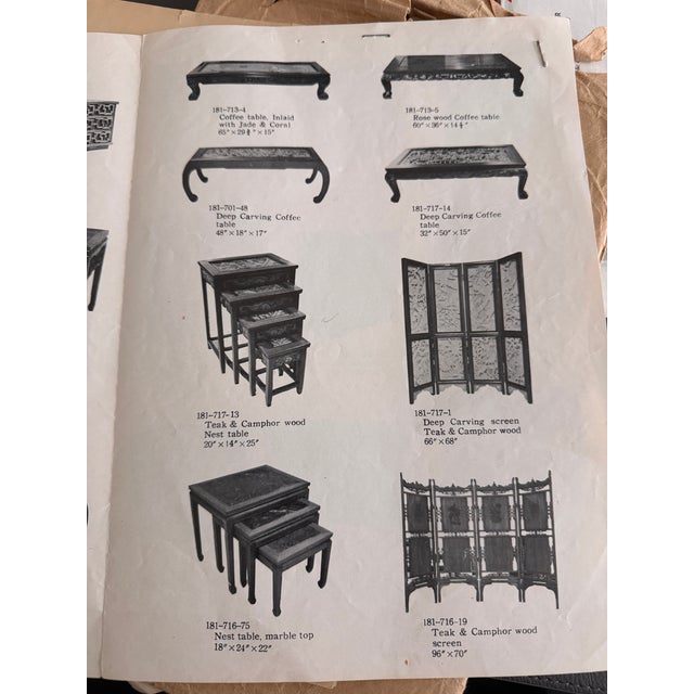 This stunning four-panel folding screen features intricate, high-relief hand carvings on solid wood panels. Each panel...