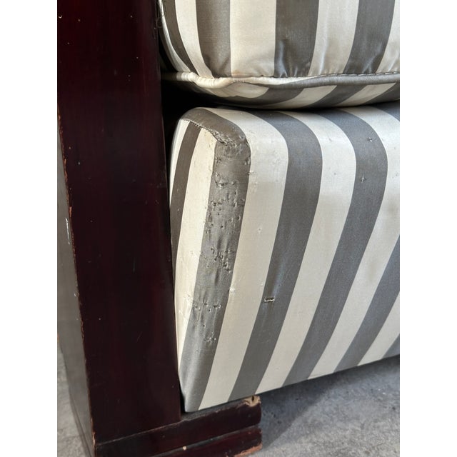 Early 20th Century Pair French Art Deco Club Chairs For Sale - Image 10 of 10