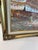 Mid 20th Century Vintage Signed Burnet Paris Street Scene Oil Painting in Ornate Gilt Frame For Sale - Image 5 of 14