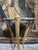 French Gilt Bronze Guéridon Table with Marble Top, 1920 For Sale - Image 9 of 12