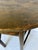 Brown Antique Handcrafted Wood Demi-Lune Table For Sale - Image 8 of 11
