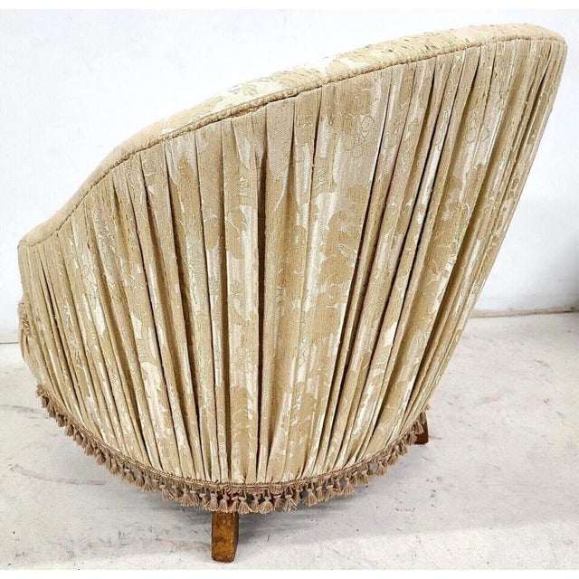 Shabby Chic Boudoir Lounge Chair by Carol Hicks Bolton For Sale - Image 4 of 11