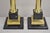 Vintage French Empire Brass & Italian Black Marble Column Table Lamps - A Pair For Sale In Philadelphia - Image 6 of 12