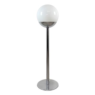 Chrome Floor Lamp, Italy, 1970s For Sale
