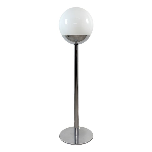 Chrome Floor Lamp, Italy, 1970s For Sale