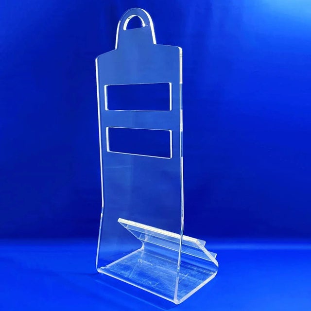 1970s Vintage Lucite Valet Shoe and Clothing Stand For Sale - Image 5 of 12