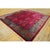 1920s 1920s Ruby Red Floral Vase Antique Chinese Art Deco Knotted Wool Rug 9' X 11'9" For Sale - Image 5 of 10