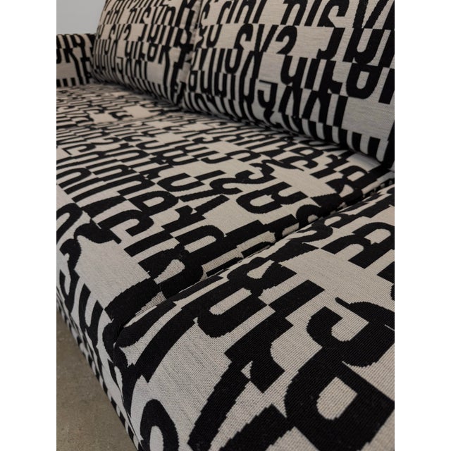 Textile Vintage Directional Design by Sedgefield Milo Baughman / Paul McCobb Style Sofa Restored For Sale - Image 7 of 12