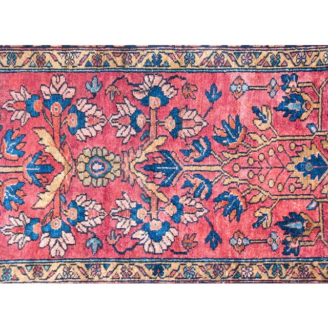 Early 20th Century Persian Lilihan Rug For Sale - Image 11 of 15
