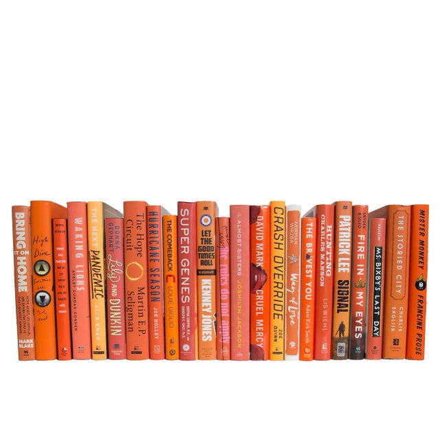 Transform your space with our Modern Citrus Dust Jackets By The Foot. These are authentic Modern hardback books in their...