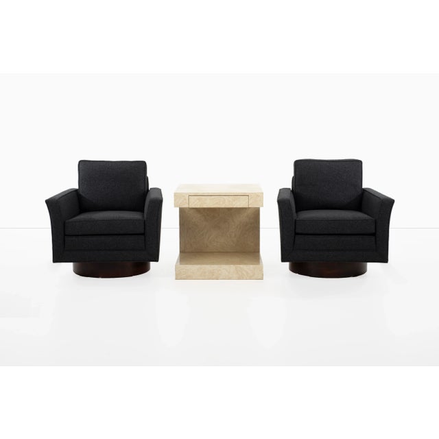 Wood 1980s Occasional Table in the Style of Karl Springer For Sale - Image 7 of 8