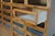 Brown Large English Haberdashery Shop Cabinet with Glass Fronted Drawers, 1920s For Sale - Image 8 of 18
