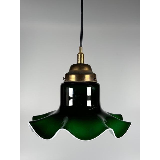 1960s/70s Peill & Putzler Germany Ceiling Lamp, Glass, Space Age Design Item: Lamp Manufacturer: Peill & Putzler...