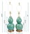 Lamp Pair Restored Vintage Christopher Spitzmiller Style Coastal Blue Crackled Porcelain For Sale In Miami - Image 6 of 14