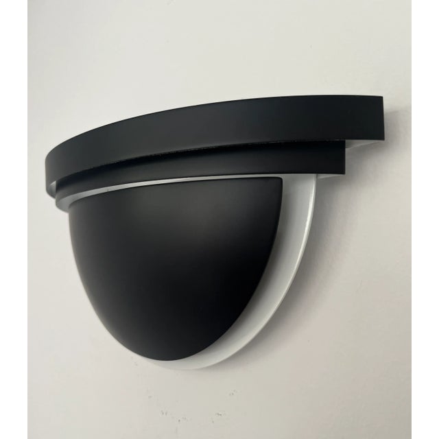 Metal Spanish Black Metal Wall Sconces from Estiluz, Barcelona, 1980s, Set of 2 For Sale - Image 7 of 9