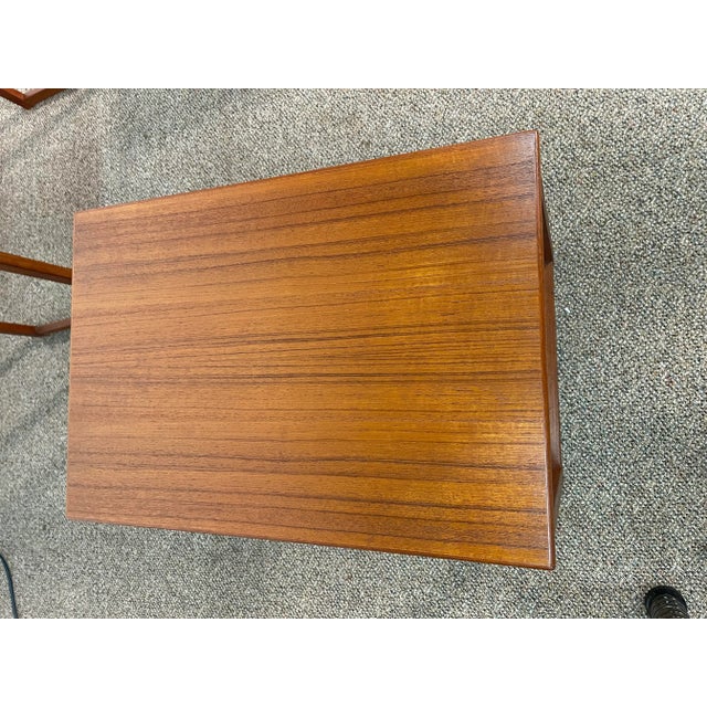 Seffle Möbelfabrik Mid 20th Century Mid Century Modern Nesting Tables by Seffle Mobelfabrik - Set of 3 For Sale - Image 4 of 13