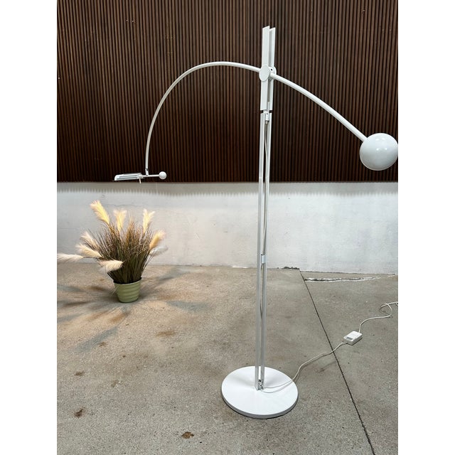 Model 8023 Arc Lamp by Robert Haussmann for Swiss Lamps International, Switzerland, 1980s For Sale - Image 12 of 18